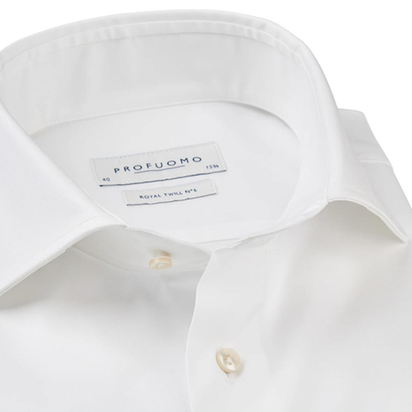 Overhemd - Wit - Slim Fit - Royal Twill - Afbeelding 3
