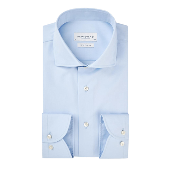 Overhemd - Blauw - Slim Fit - Royal Twill