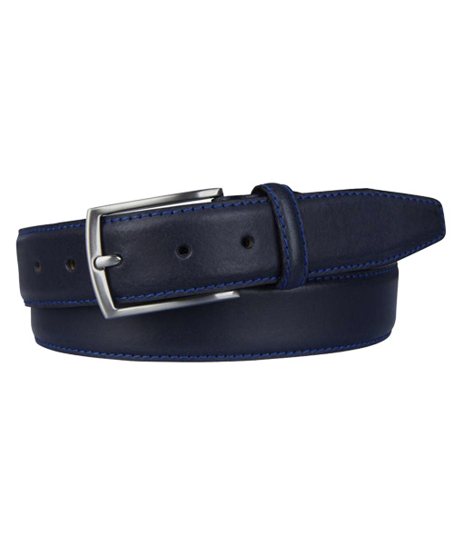 Klassieke donkerblauwe riem - Afbeelding 2