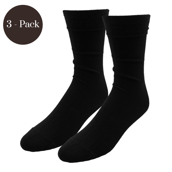 Sokken zwart 3-pack